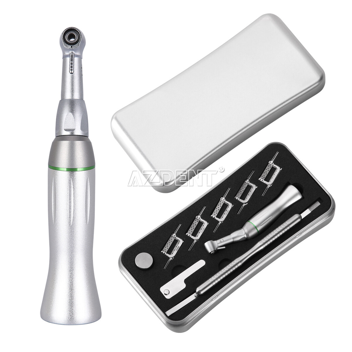Dental 4:1 Reduction IPR Handpiece Contra Angle Interproximal Stripping Gauge