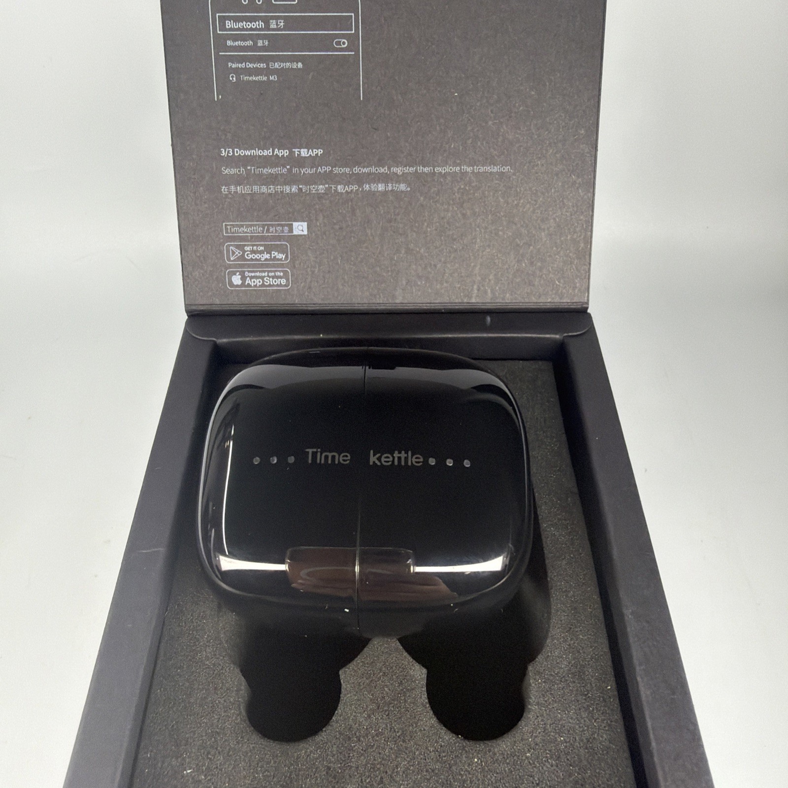 Timekettle M3 Language Translator Earbuds Headphones Two-Way Device 40 Languages