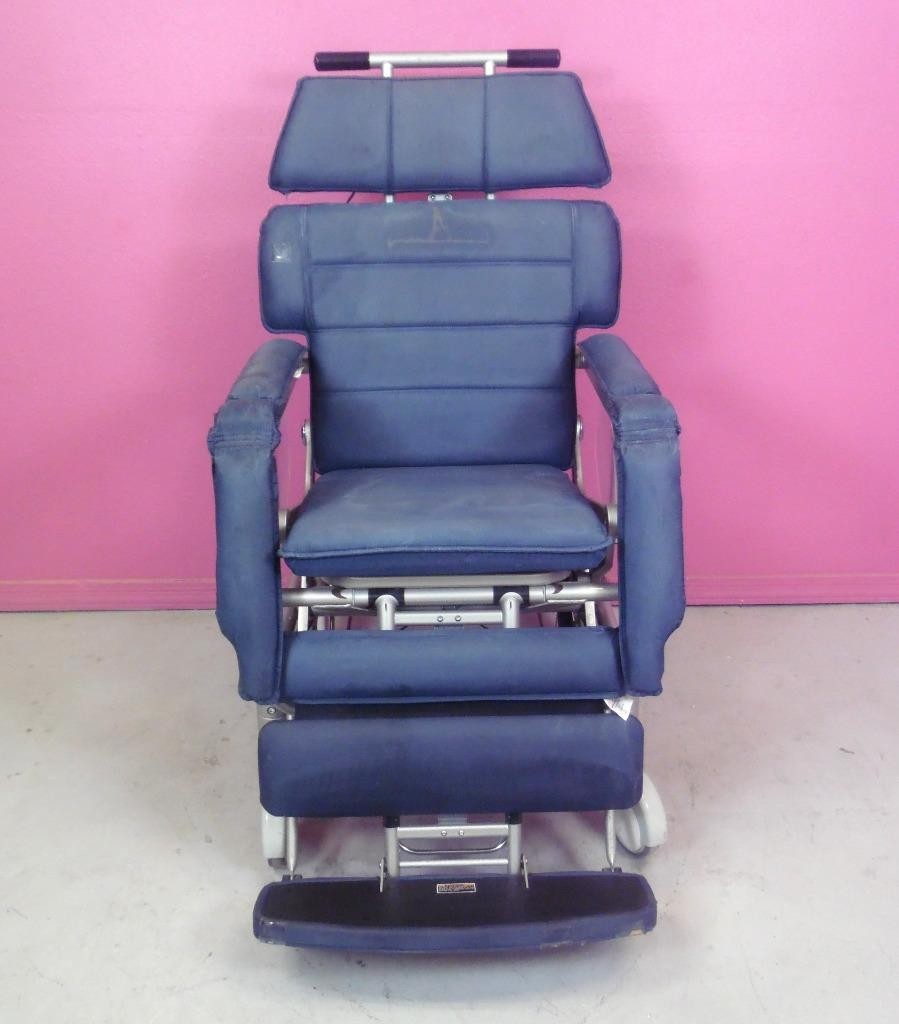 Barton Convertible Bariatric Transport Stretcher Transfer Wheeled Recline Chair