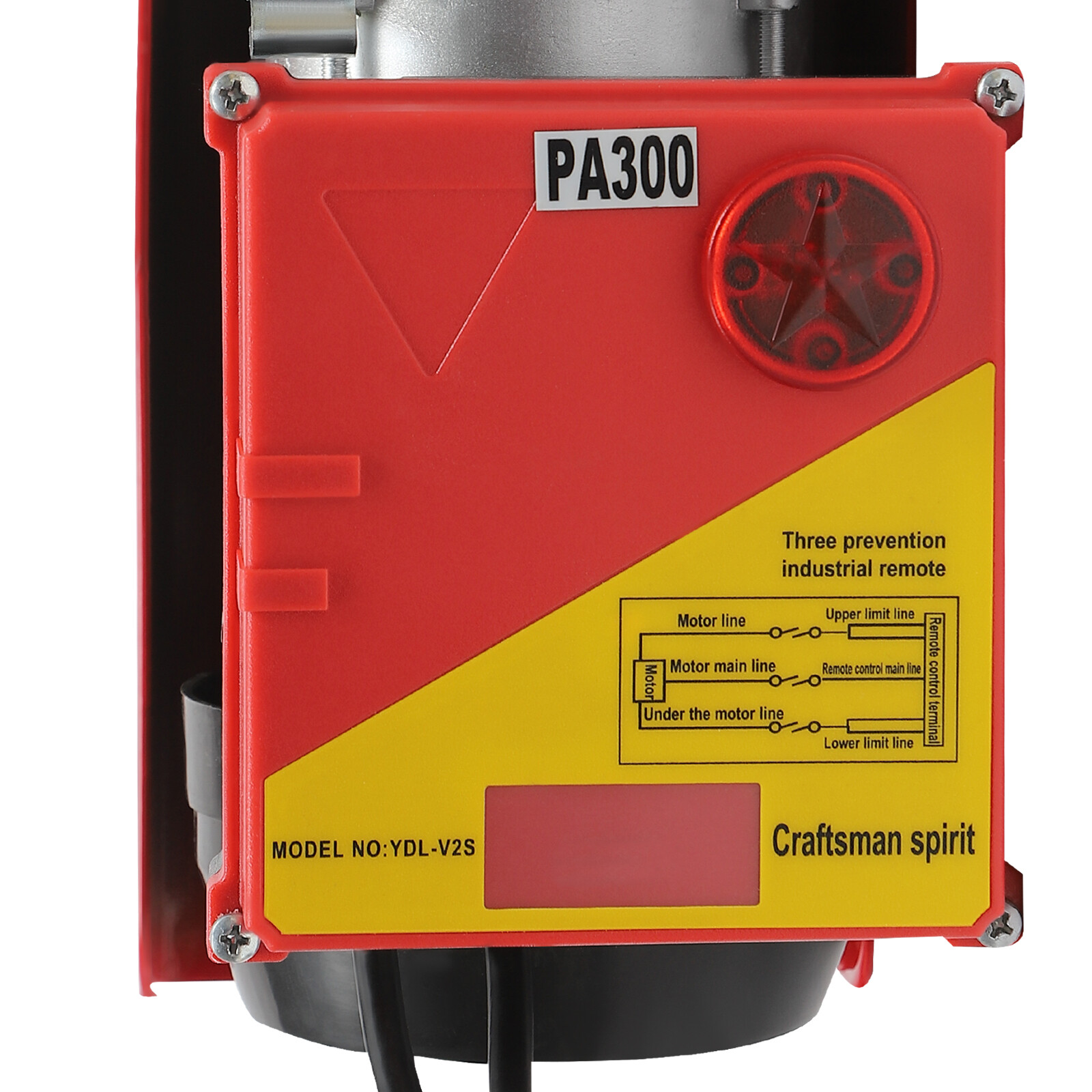 Electric Hoist 660LBS W/ Wireless Remote Control & Single/Double Slings Winch