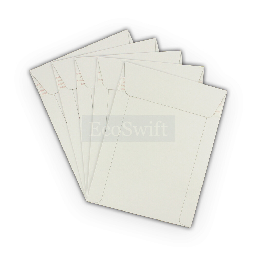 1-5000 6 x 8 EcoSwift CD/DVD Self Seal Photo Ship Flat Cardboard Envelope Mailer
