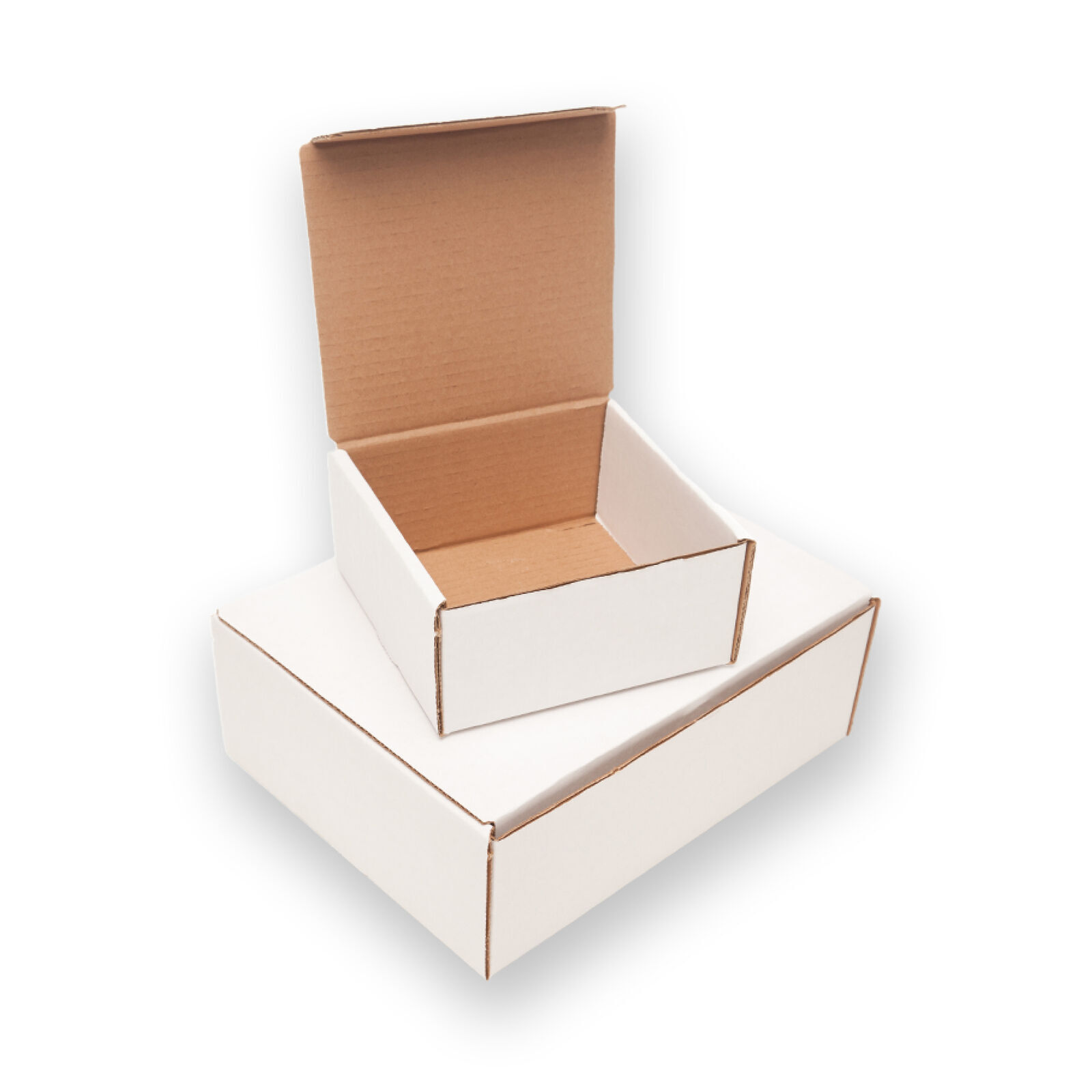 9 x 6 x 4″ White Corrugated Mailers For Mailing/Shipping ECT-32B 50/Case