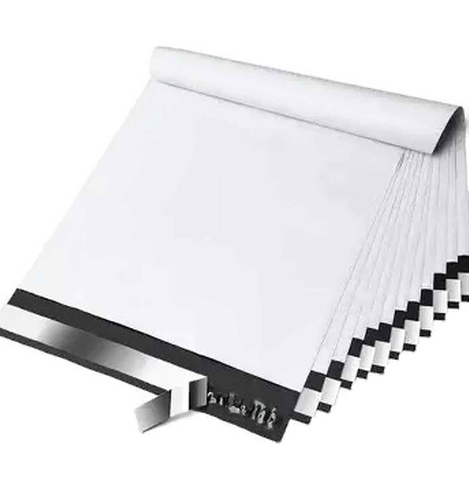 «50 COUNT» LARGE POLY MAILERS 19″x24″ White, SELF SEALING SHIPPING BAGS, 2.5 MIL