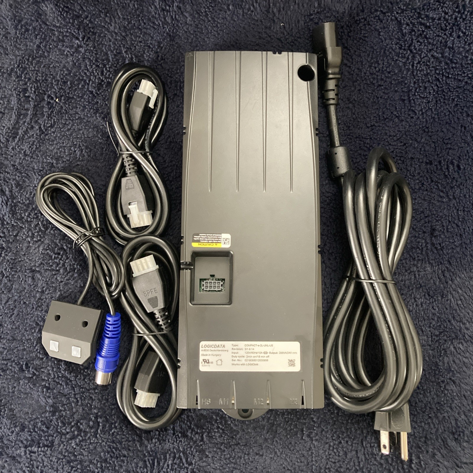 LOGICDATA COMPACT -e-2L-UNL-US Desk Control Unit-Module and Cables