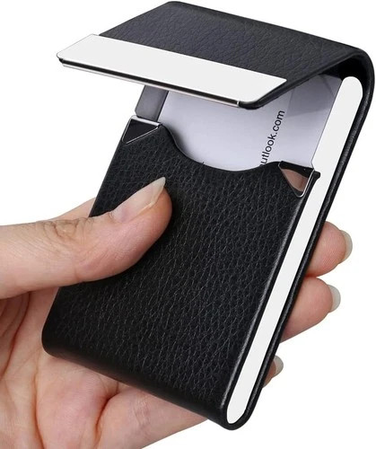 Professional Business Card Holder PU Leather Business Card Case Name Card Holder