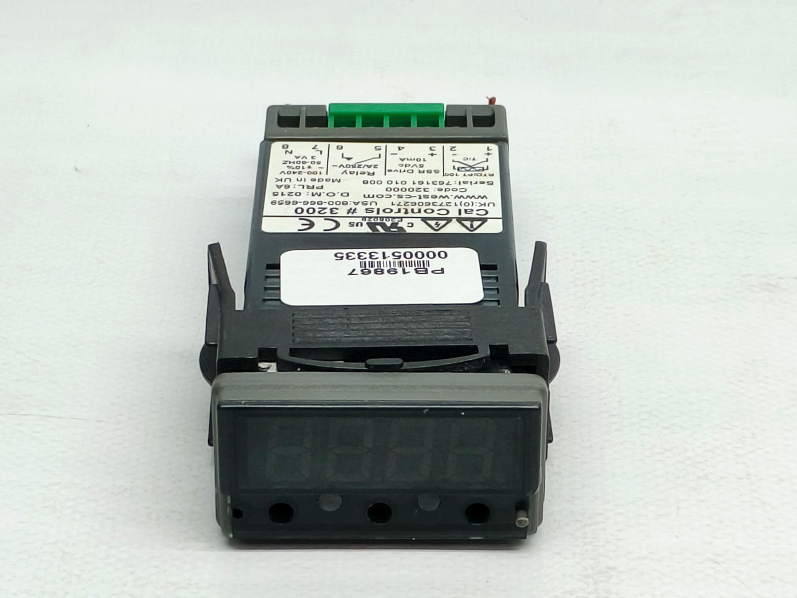 Cal Controls 3200 Digital Temperature FREE FAST SHIP WORLDWIDE 30D WARRANTY!!!