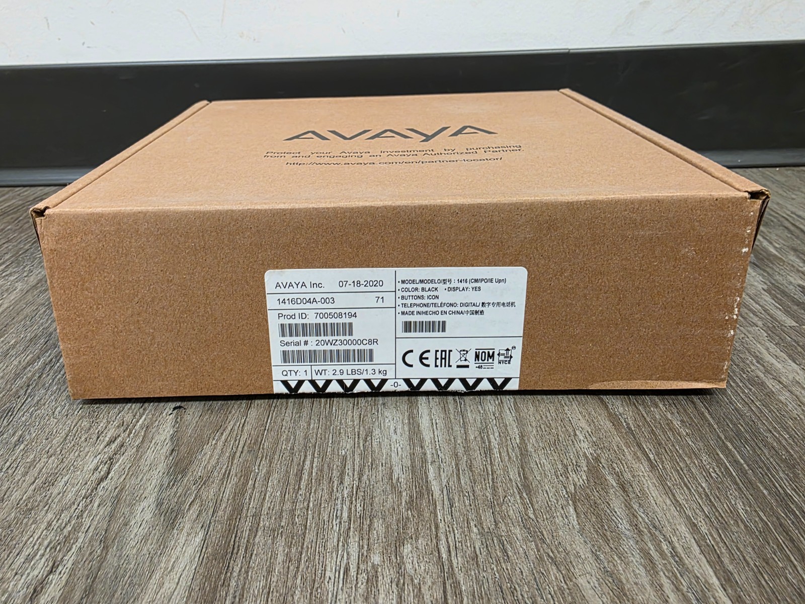 *NEW/OPEN* Avaya 1416D04A-003 700508194 office phone ^^^
