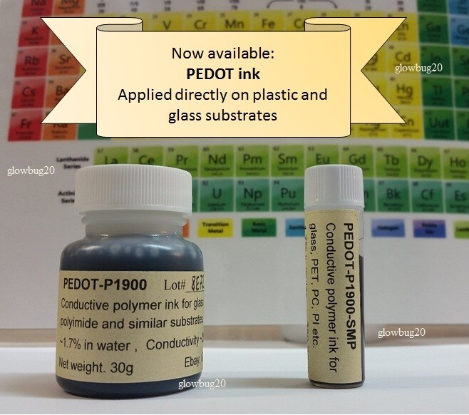 PEDOT:PSS Conductive Polymer 30g [ CAS# 155090-83-8 ] + DMSO Mixing Kit