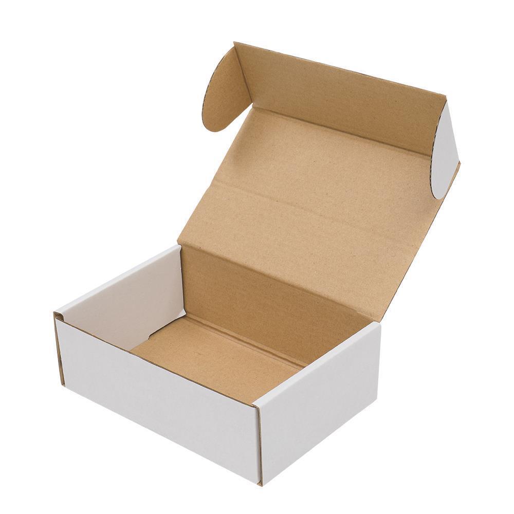 1000 – 6 x 4 x 2 White Corrugated Mailers Shipping Packing Fold Boxs 6x4x2