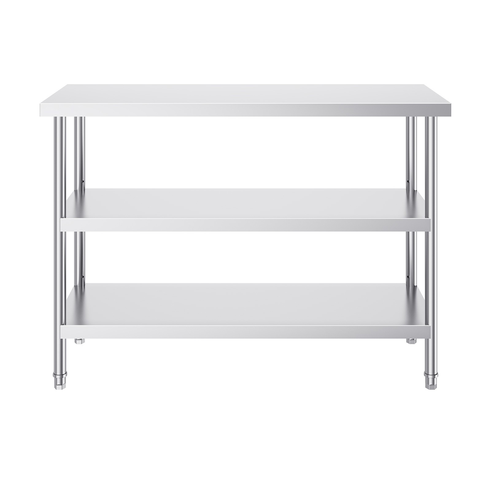 VEVOR Stainless Steel Food Prep Table Commercial Kitchen Work Table 18″x48″