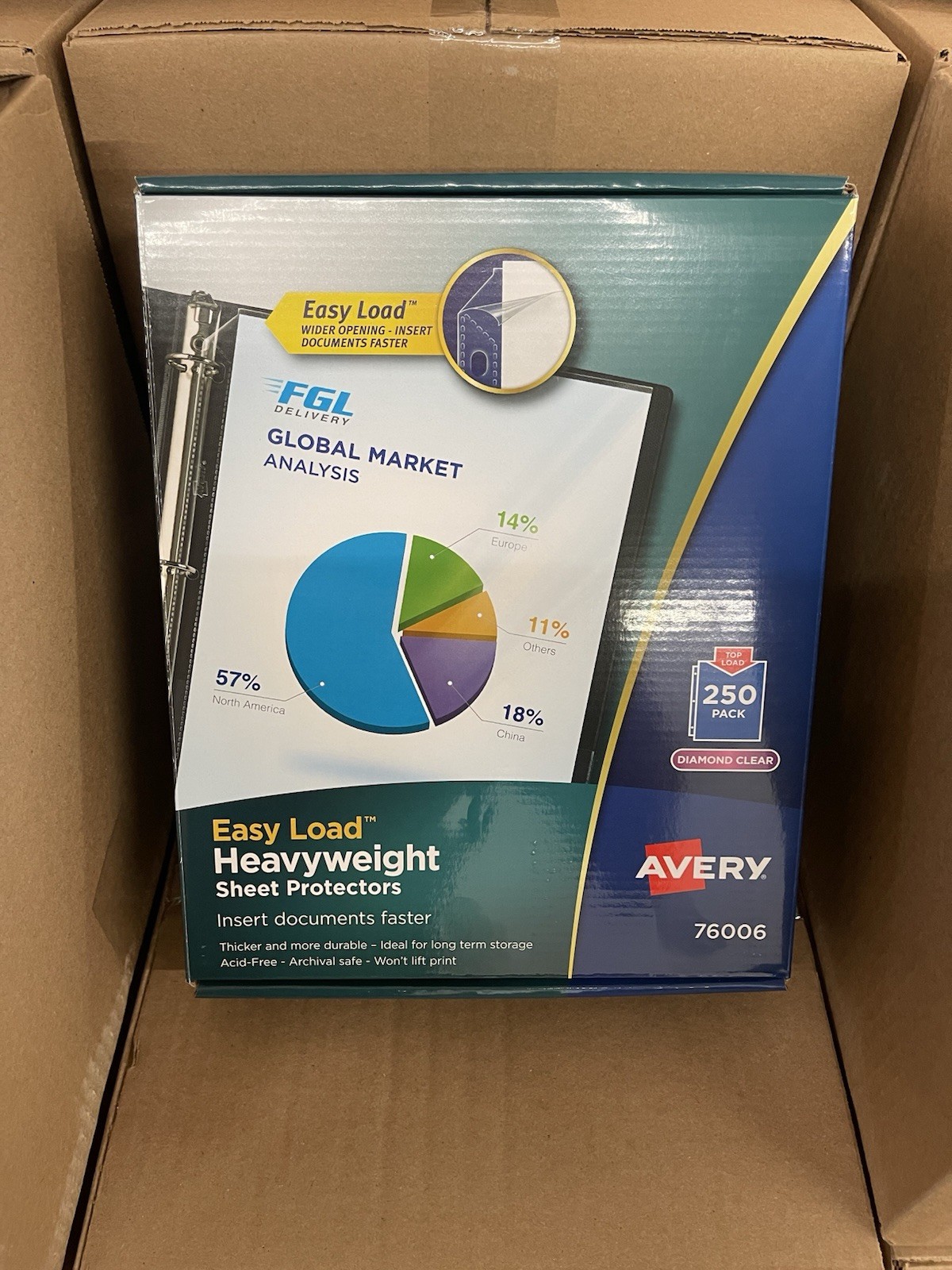Avery Premium Heavyweight Sheet Protectors, Clear, 250 Count