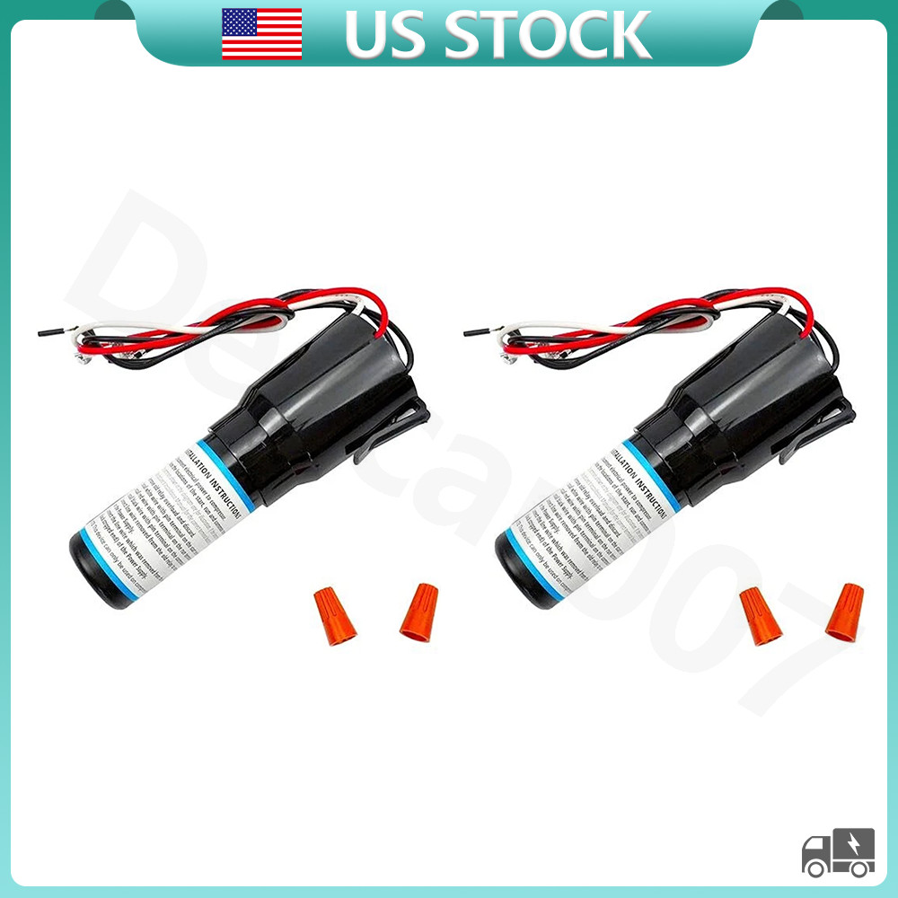 2Pcs RCO210 3 in 1 Relay Hard Start Capacitor Kits For Refrigerator 1/2HP 115VAC