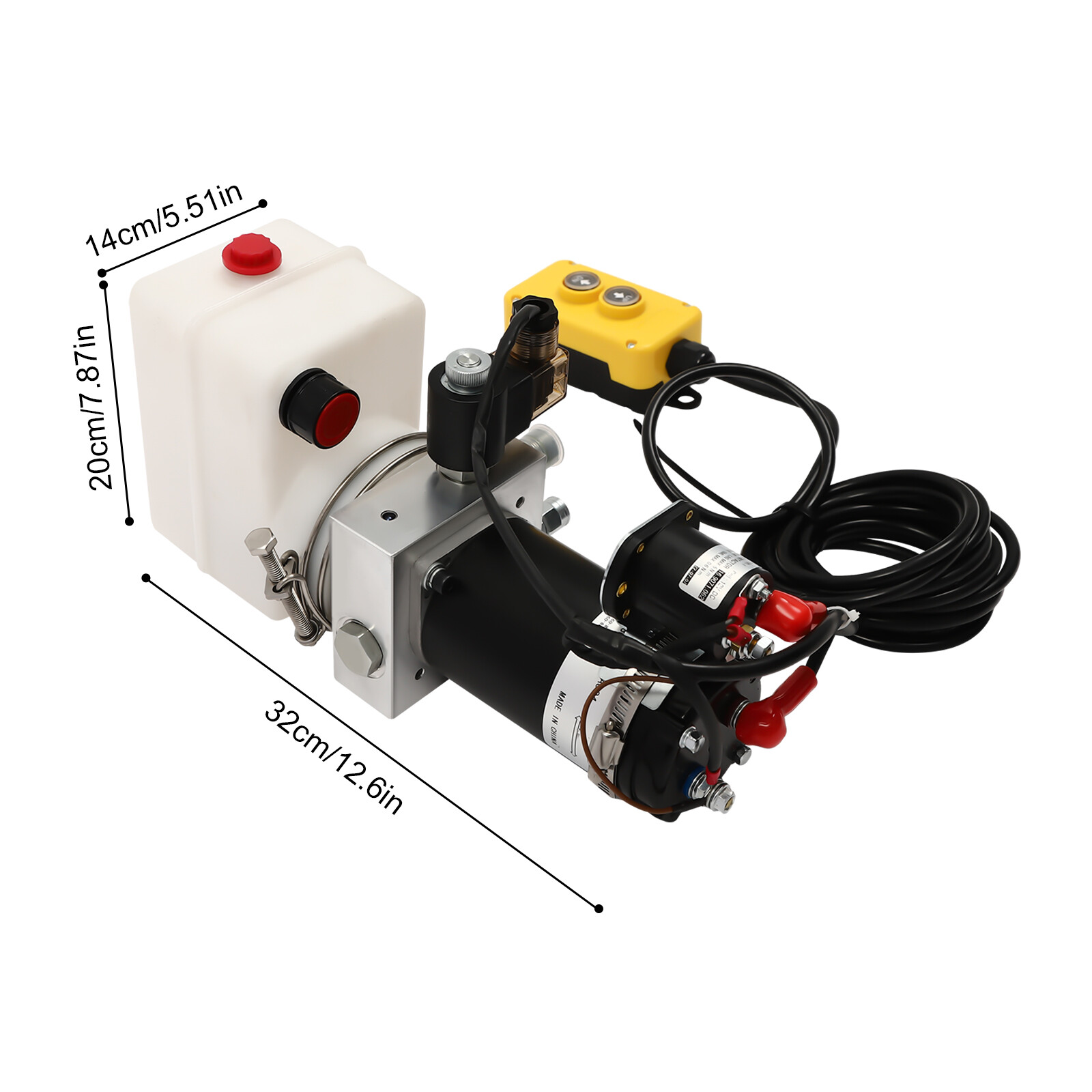 Electric Hydraulic Pump Hydraulic Power Unit Single Acting Oil Pump 12V 800w