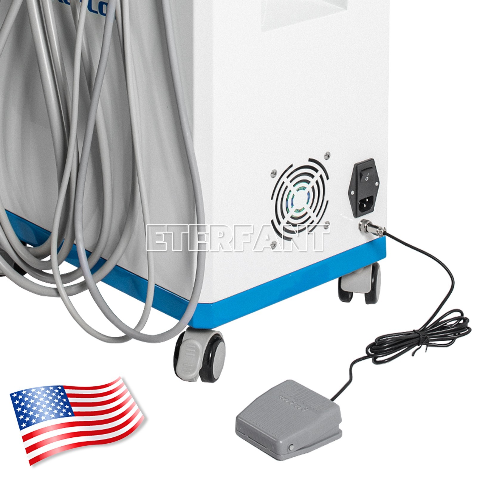 Dental Unit System Air Compressor Curing Light Scales/Delivery Cart Treatment US