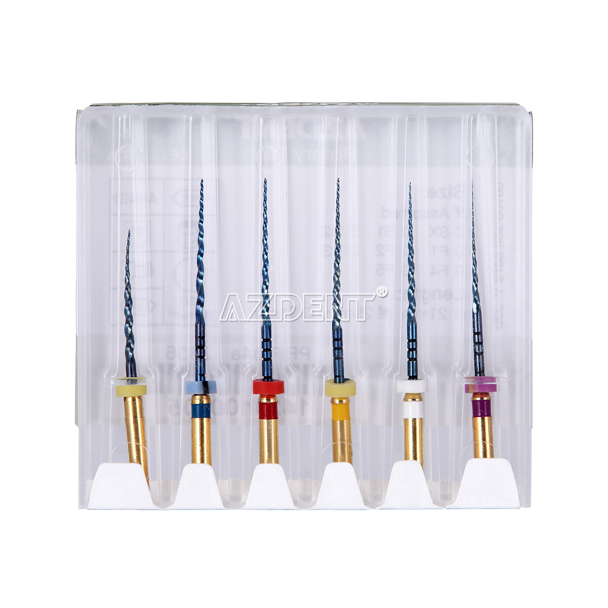 AZDENT Dental Endo Super Rotary Files Root Canal K-Files Engine Use 25MM SX-F3