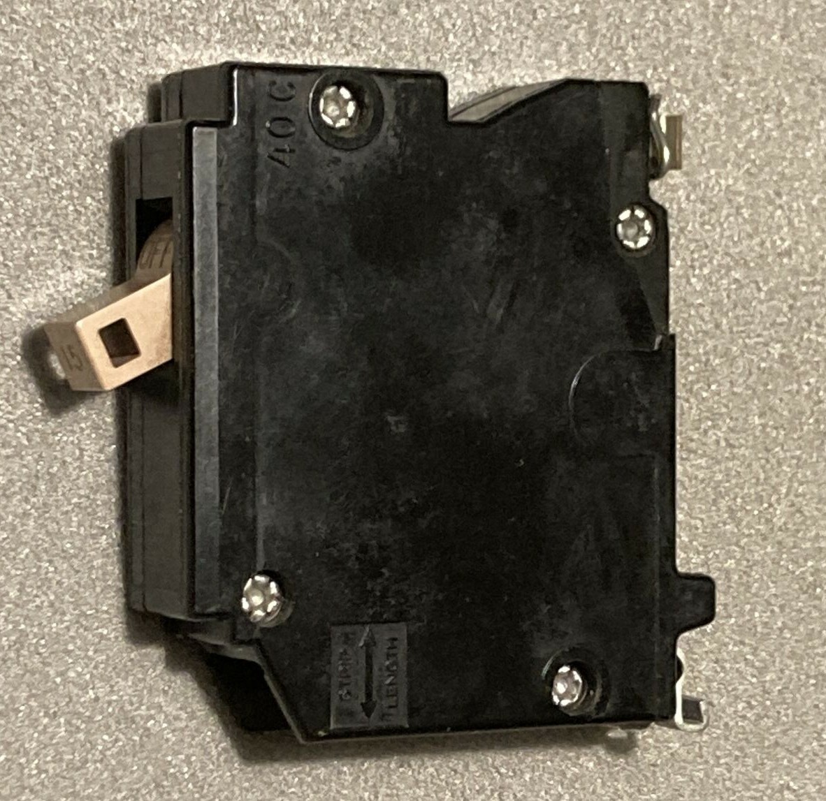 CH115 Cutler-Hammer Type CH 1 Pole 15 Amp 120V FULL NOTCH METAL FOOT (WARRANTY)