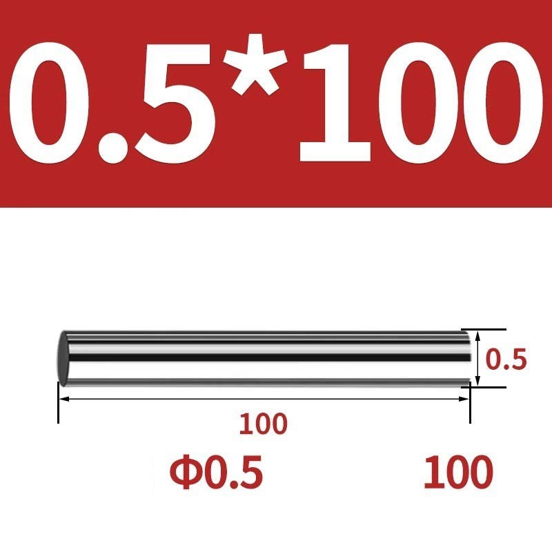 Length 100mm HSS High Speed Steel Rod Ø0.5 to Ø50mm Bright Round Bar Craft Model
