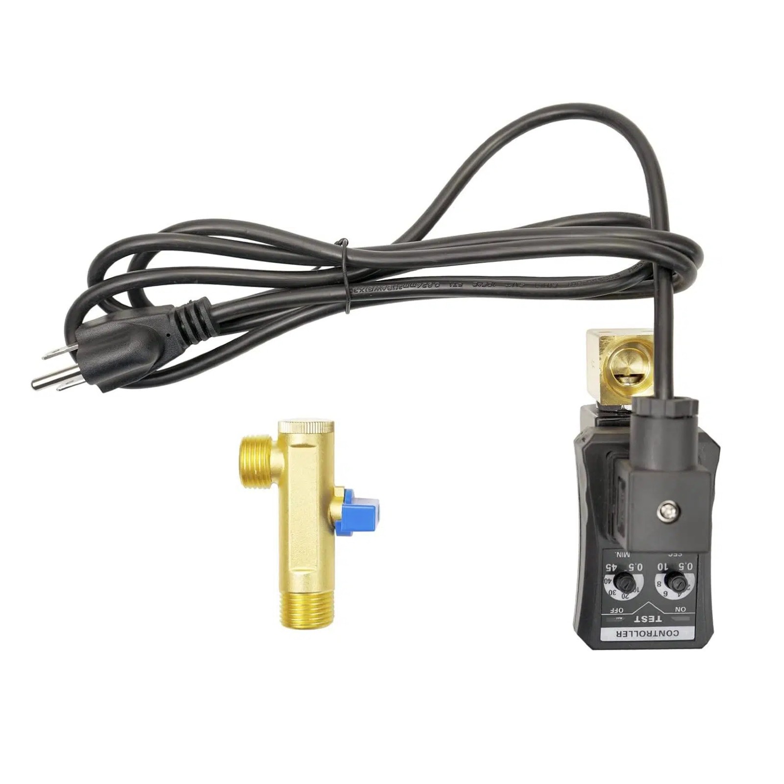 Water Moisture Drain Valve Timer Compressor Automatic Electronic AC 110V 1/2“