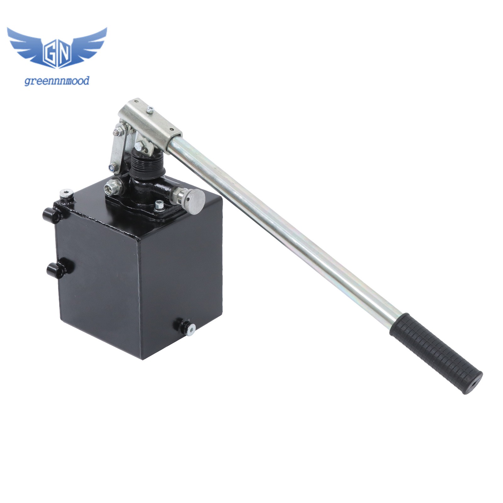 1.5 Cid Single Acting Hydraulic Hand Pump & 5 Qts Tank With Release Knob