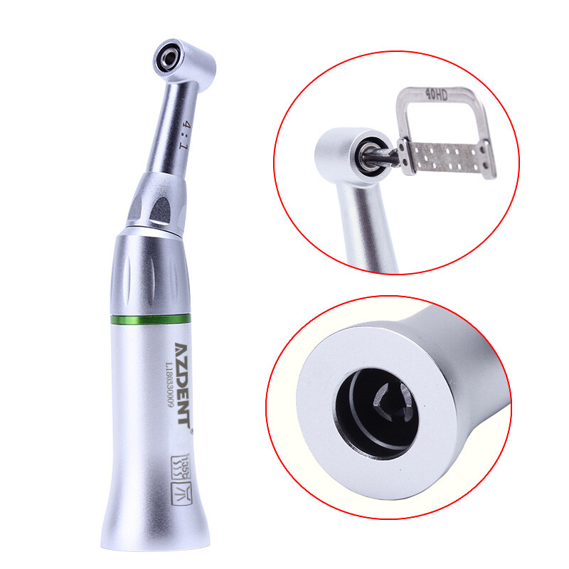Dental 4:1 Reduction Contra Angle Handpiece/4:1 Interproximal Strip IPR Set