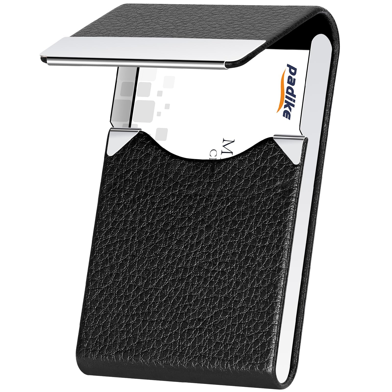 Professional Business Card Holder PU Leather Business Card Case Name Card Holder