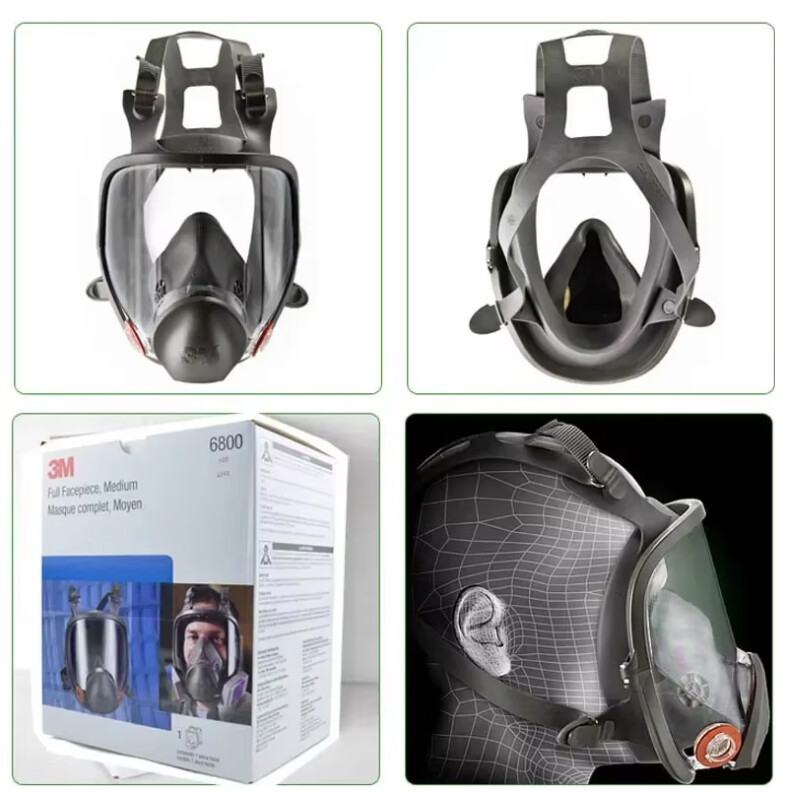 6800 Full Facepiece Reusable Respirator full face Gas Mask Medium