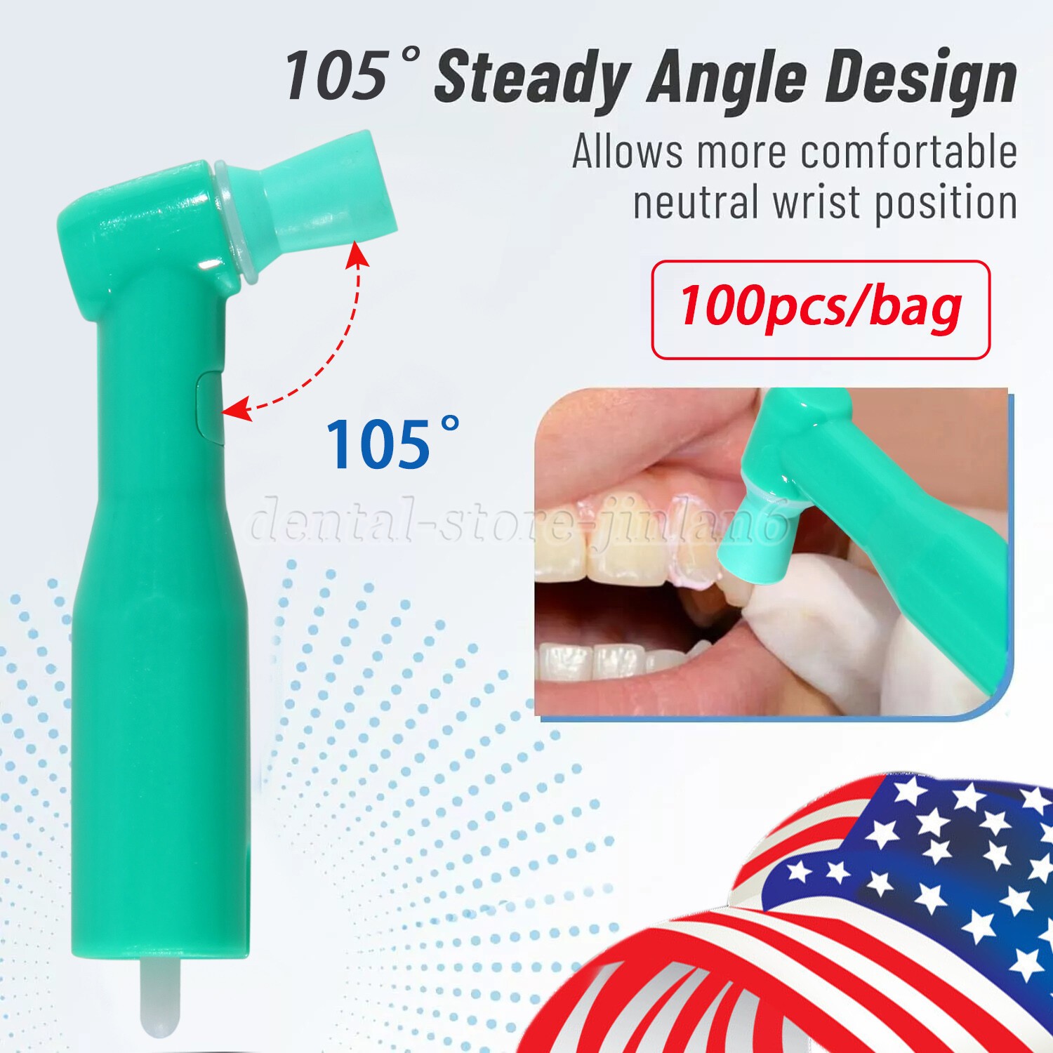 Prophy Angles Soft Cups 100 500/pk Top Quality Dental Disposable Prophy Angle US