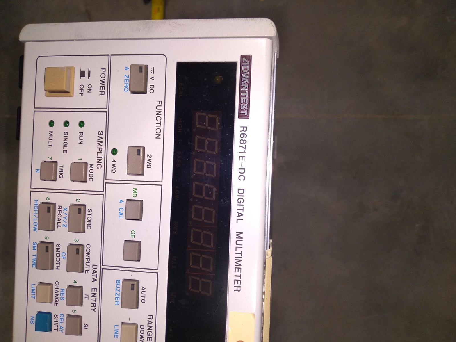 ADVANTEST R6871E-DC DIGITAL MULTIMETER GPIB CH3