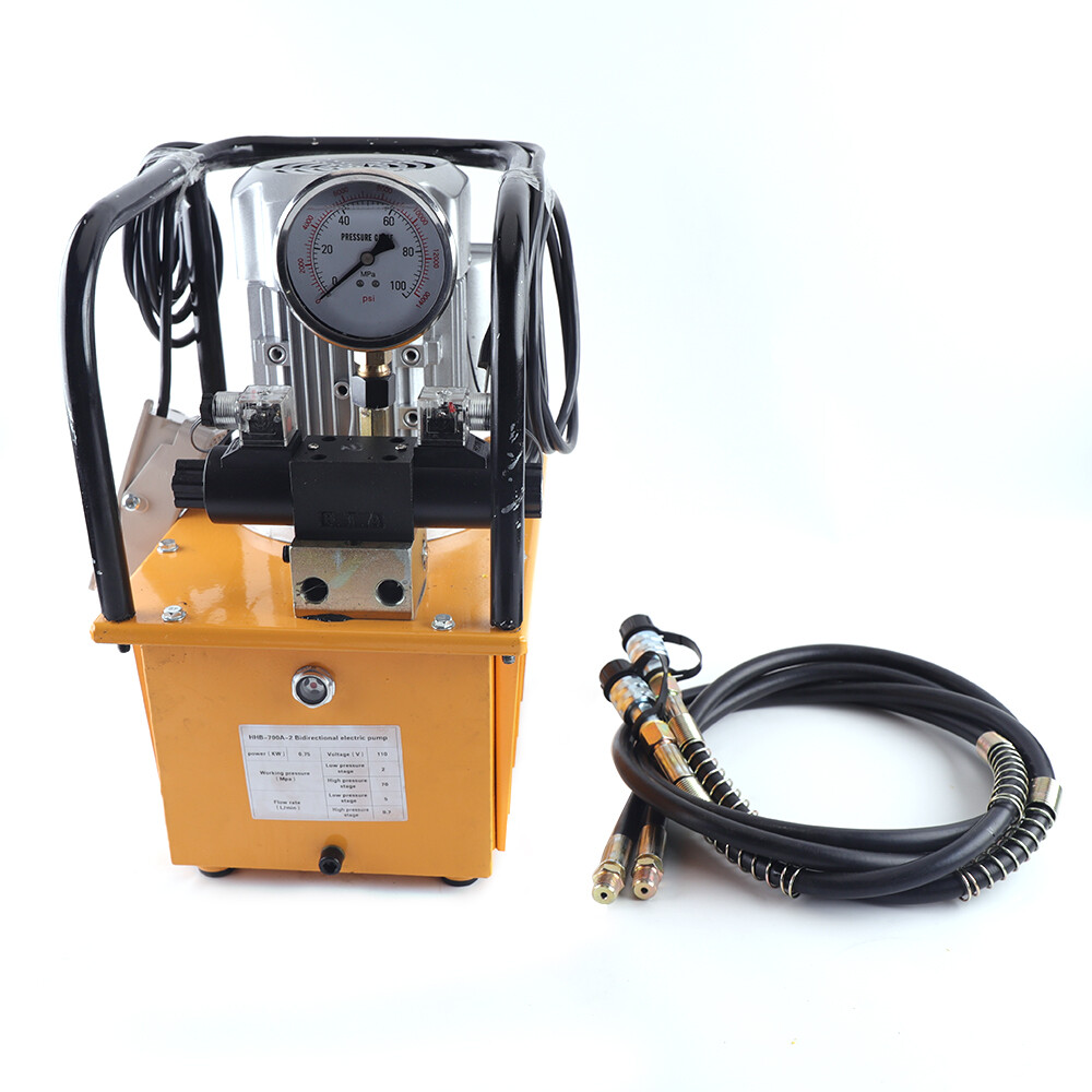 Electric Driven Hydraulic Pump Double-act Pedal Control Solenoid Valve 1400r/Min