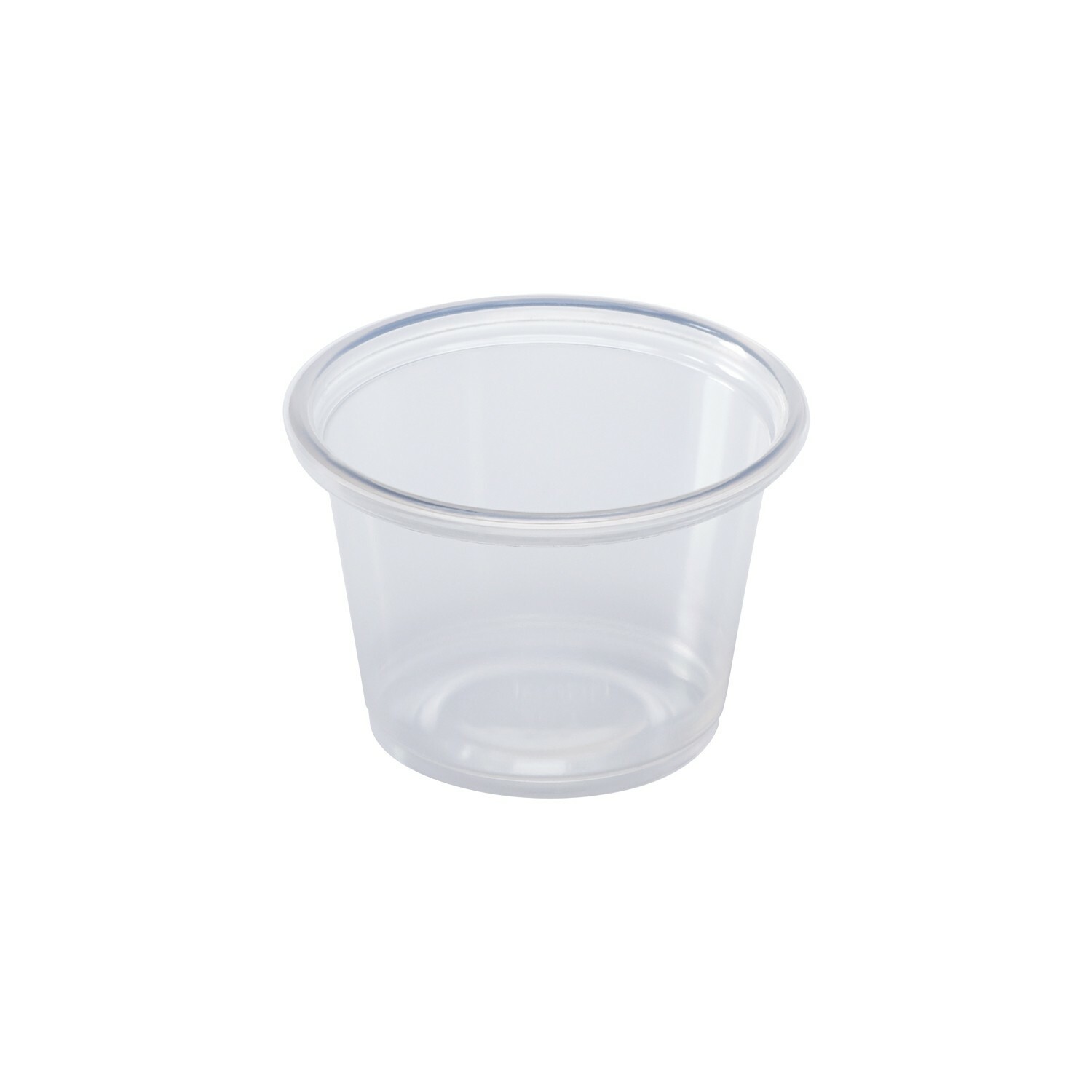 Karat 1oz Tall PP Plastic Portion Cups – Clear – 2,500 ct, FP-P100TALL-PP