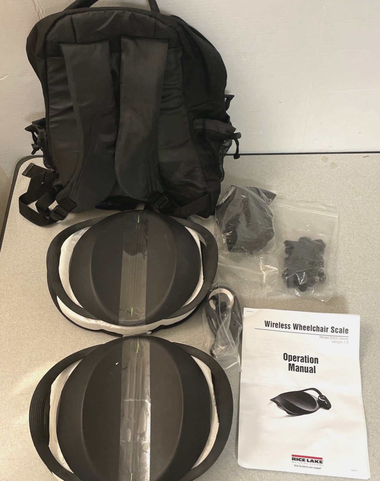 Rice Lake D300 Portable Wireless Wheelchair Scale 800 lbs – Mint