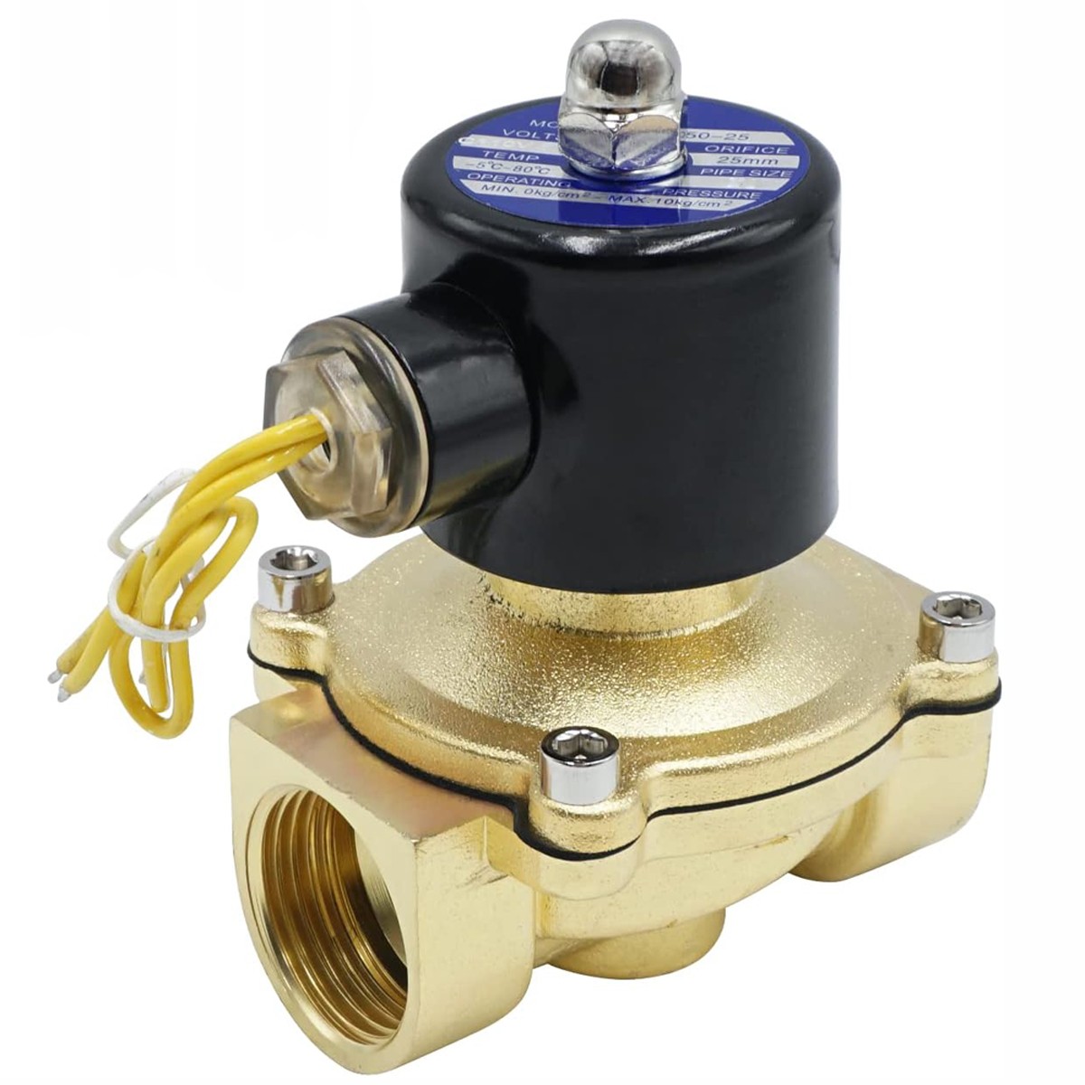 1/2″ PT AC 110V Electric Solenoid Valve Brass Water Air Gas 2W-160-15 Industrial