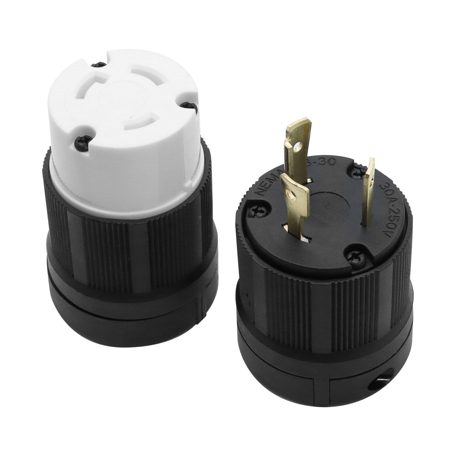 For Nema L6-30P L6-30R YGA017 KIT 30A 250V Male Female Twist Lock 3 Wire Plug