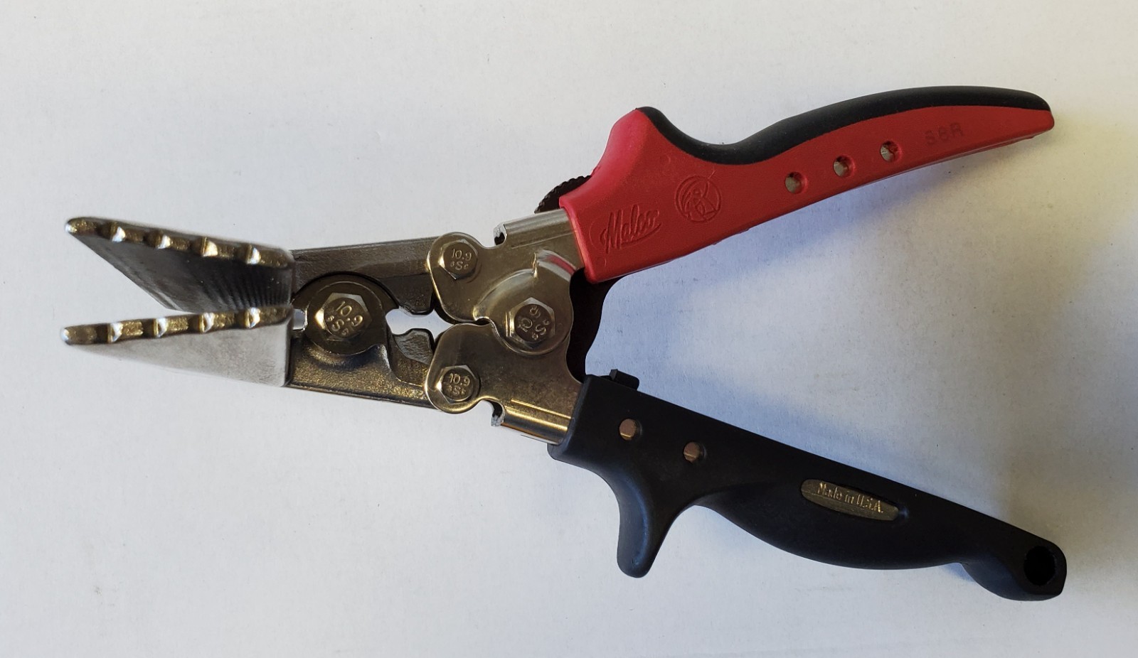 Malco S6R 6″ Hand Seamer Forged Steel Jaws. USA