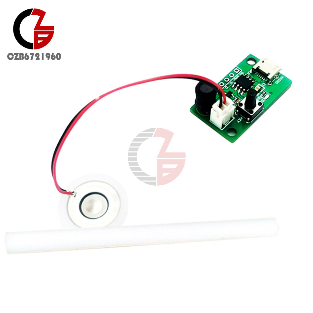 USB 110KHz Ultrasonic Mist Maker Atomizing Fogger Ceramic Humidifier Module DIY
