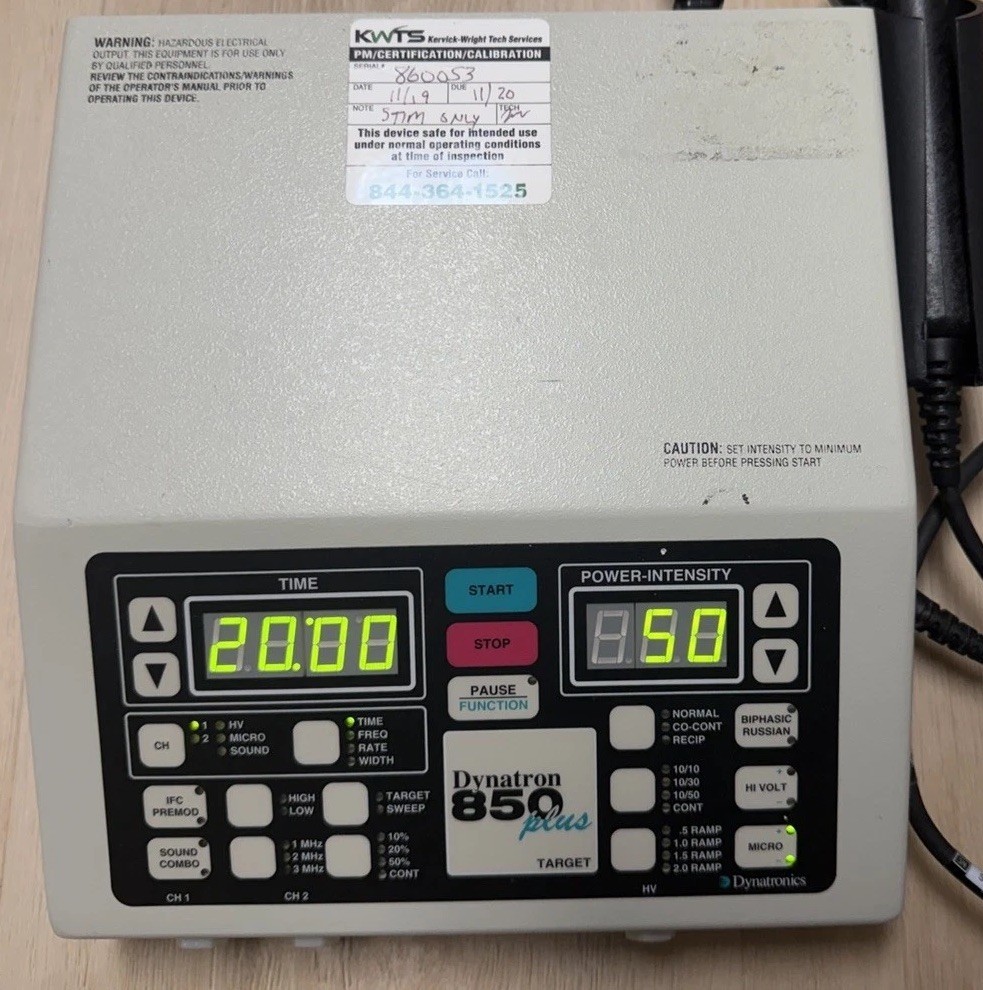 Dynatronics Dynatron 850 Plus Therapy Ultrasound W/ Wand Physical Therapy