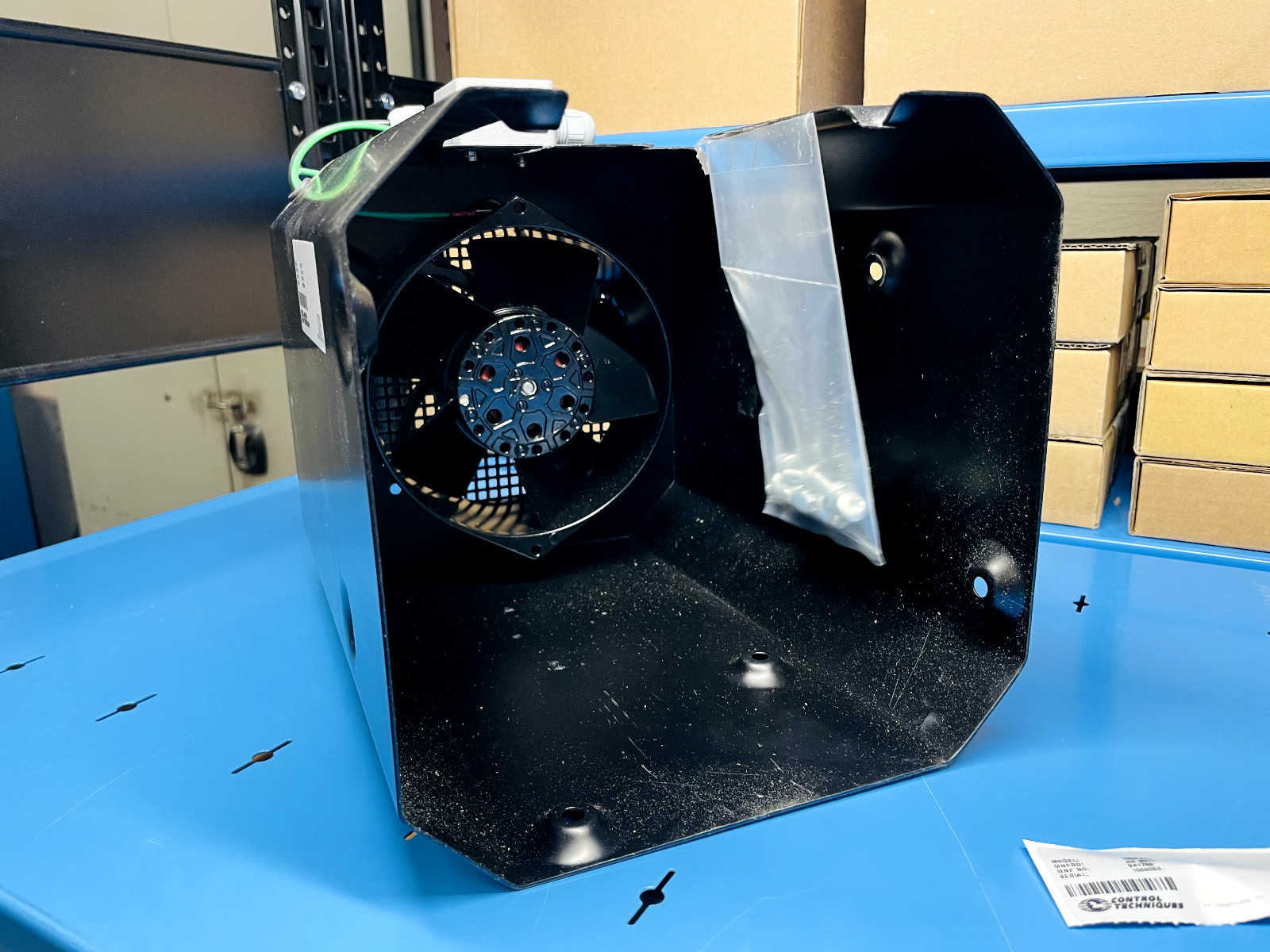 Control Techniques 190FB21 Servo Motor / Unimotor FM 190 Frame Motor Fan Box NEW