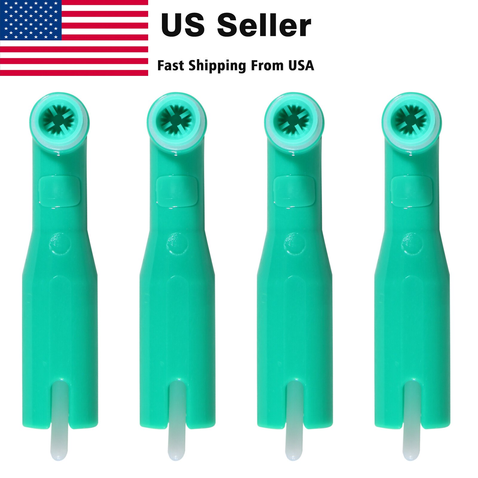 Dental disposable prophy angles Soft cup Latex Free 90° Polishing Cups Green