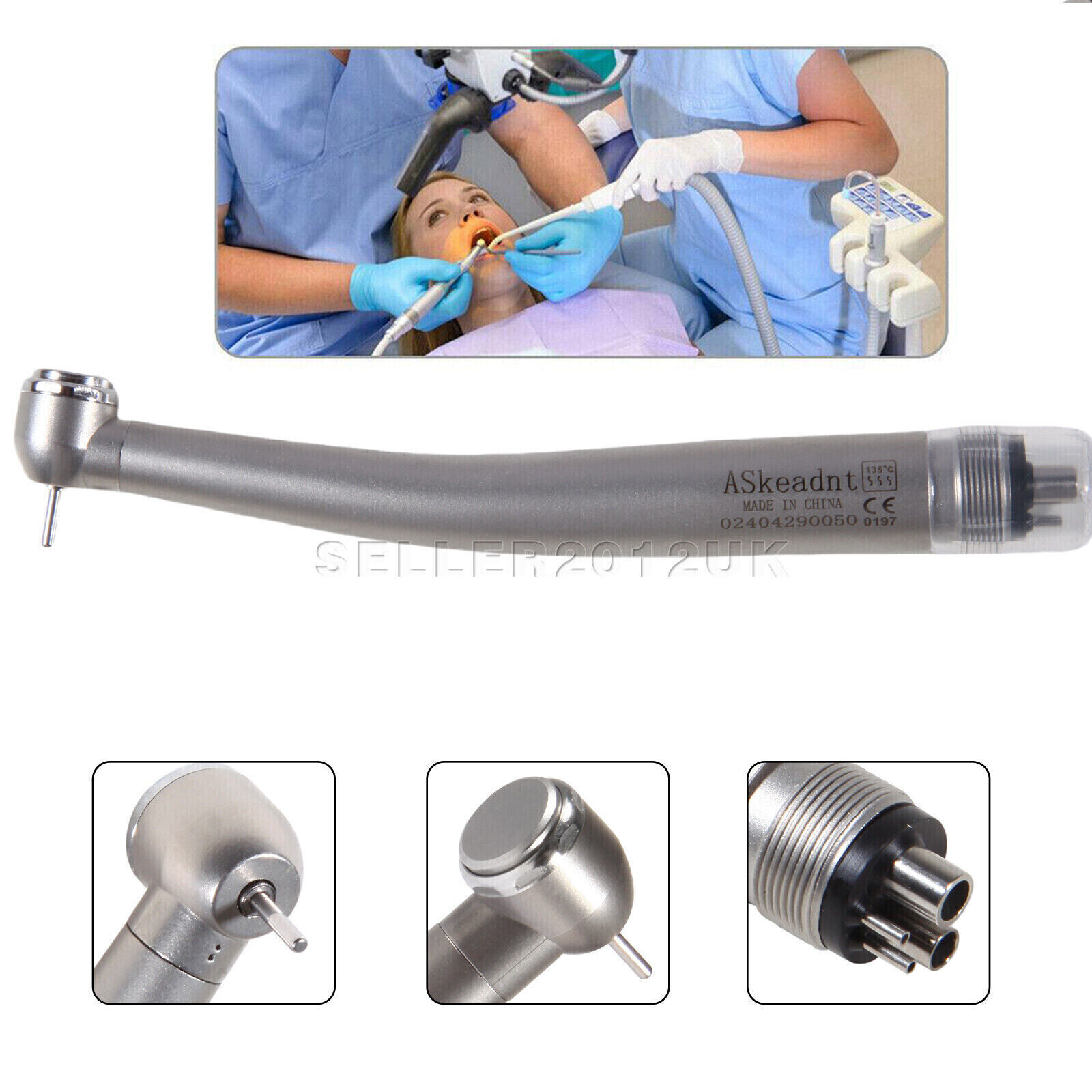 10 PCS Dental PANA MAX Style High Speed Handpiece Push Button 4 Hole Midwest