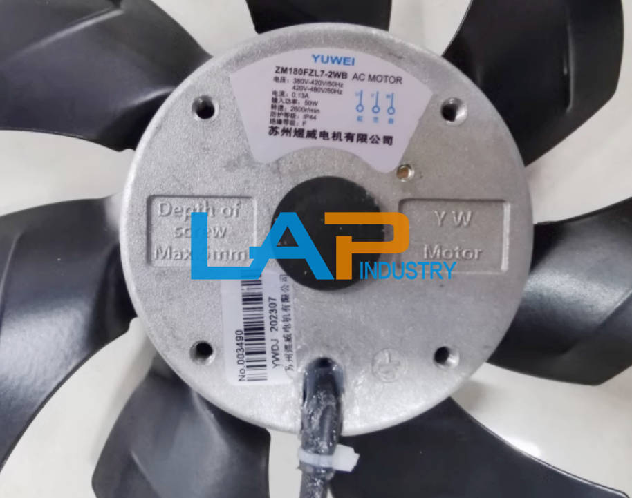 1pc New cooling fan ZM180FZL7-2WB 380V-420V/50Hz 0.13A 2600r/min