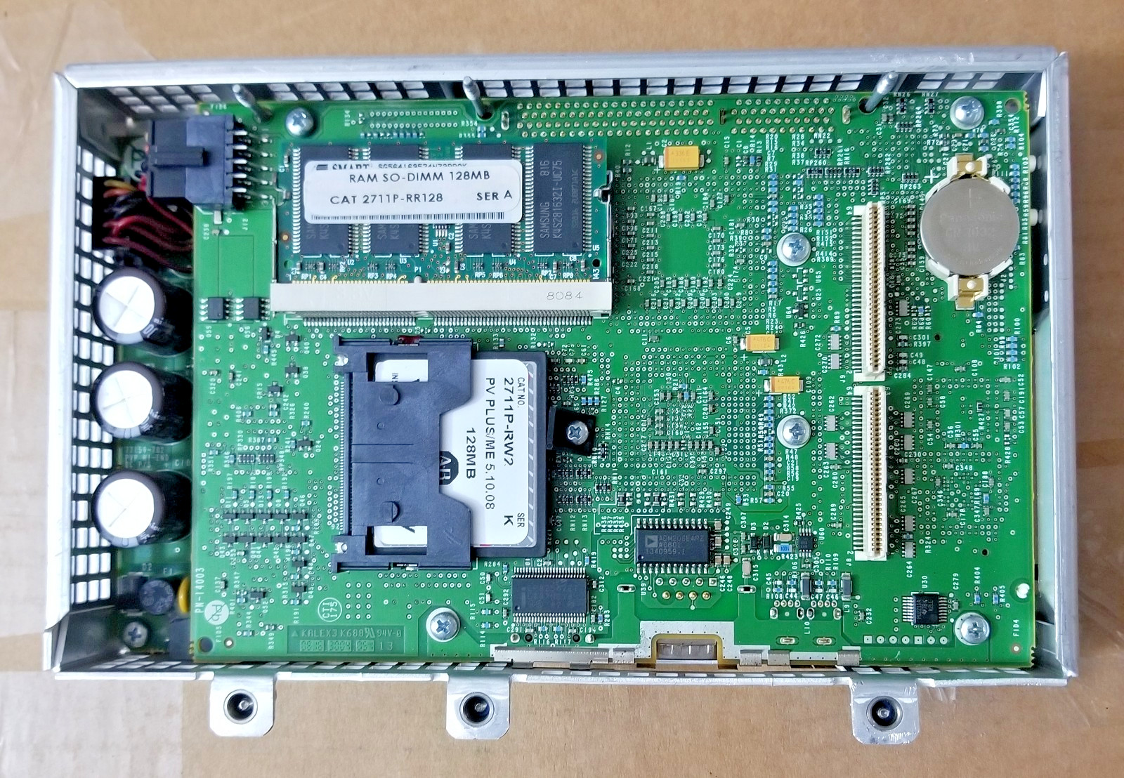 Allen Bradley 2711P-RP6 /G PanelView Plus Logic Module 128MB RAM/ FLASH *TESTED*