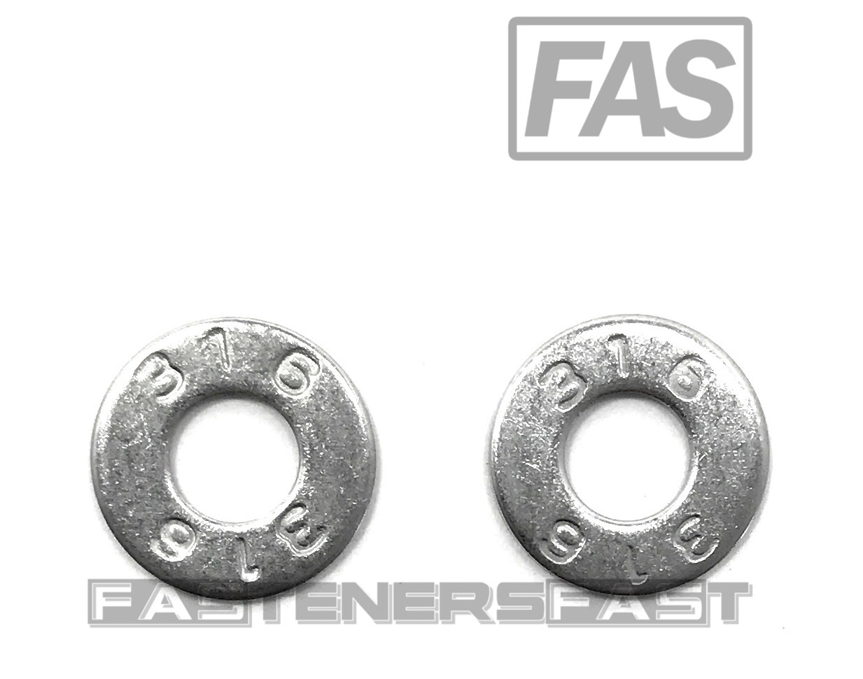 (100) 1/4″ 316 Stainless Steel Flat Washer 316 MARINE GRADE (100 PCS)