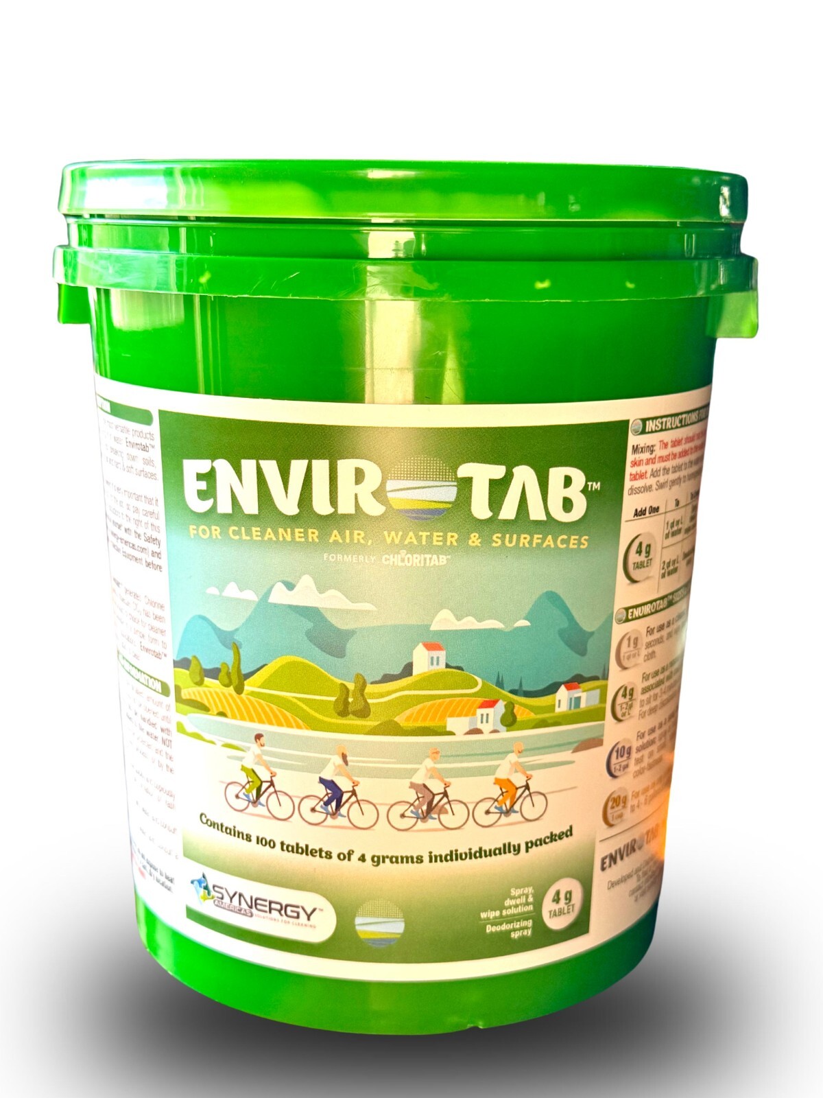 Bucket of 4g Envirotab Tablets – 100 count