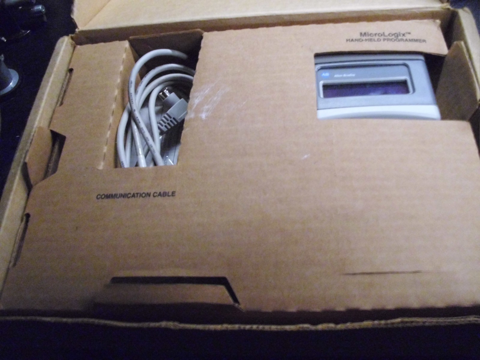 ALLEN BRADLEY 1761-HHP-B30 24VDC MICROLOGIX HAND-HELD PROGRAMMER With Cable