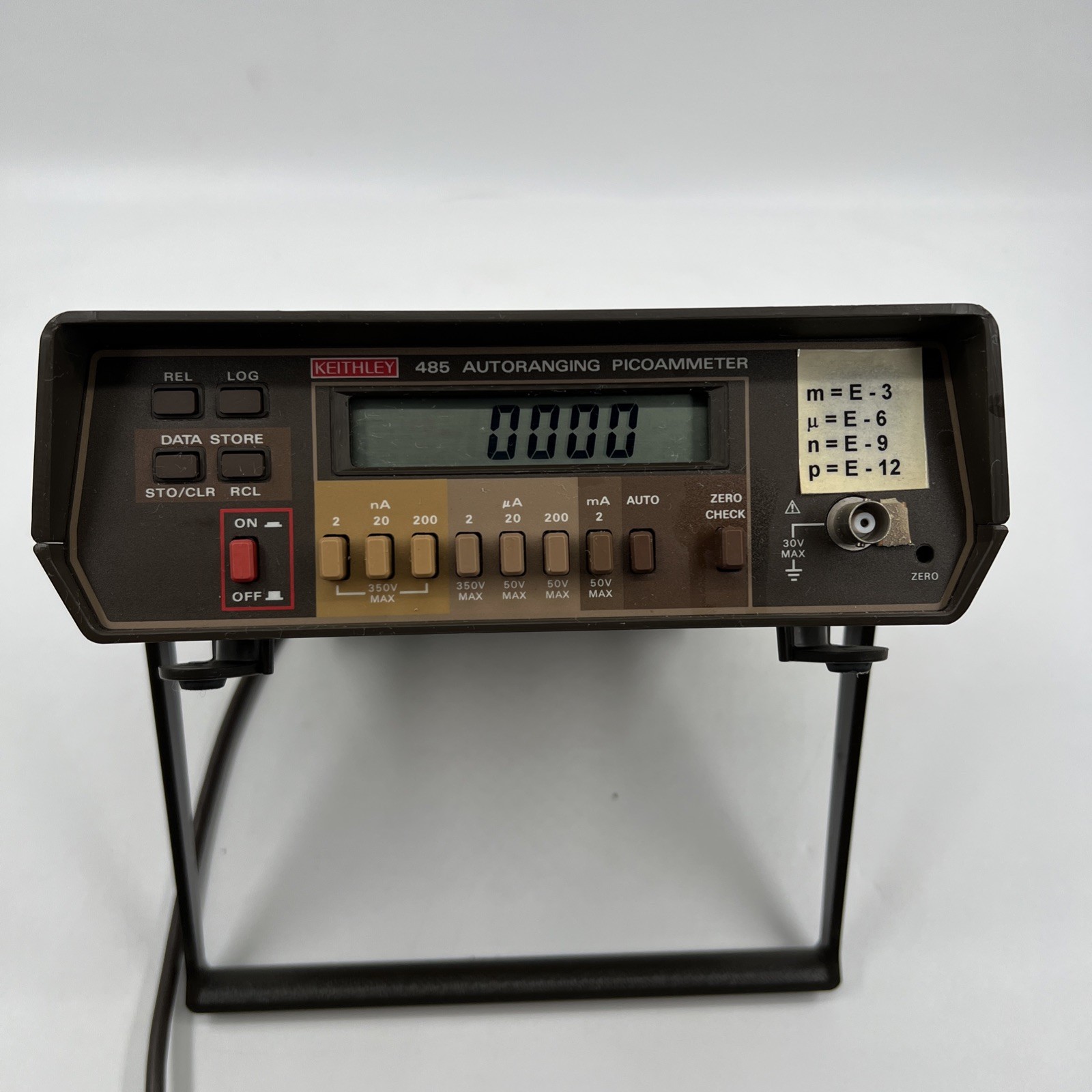 Keithley 485 Auto ranging Picoammeter bench top Parts Only
