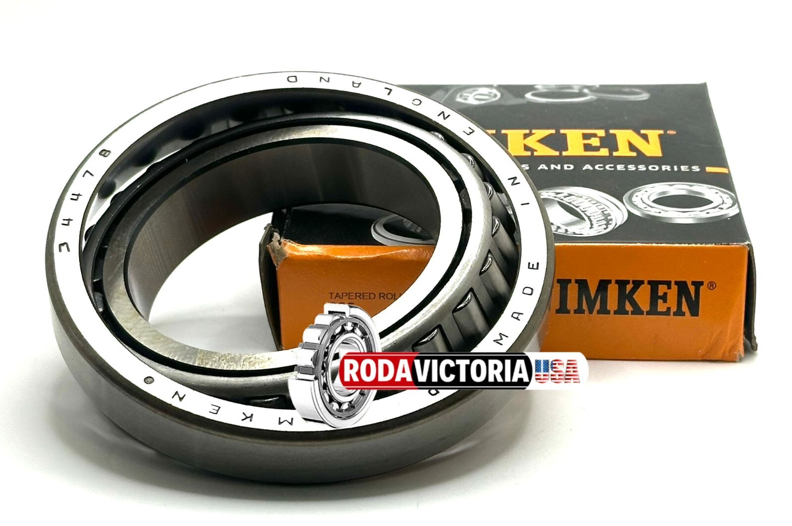TIMKEN USA 34300 34478 TAPERED ROLLER BEARING 76,20×121,44×24,61mm