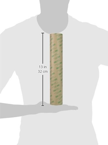 3M 468MP Adhesive Transfer Tape, Bonding & Laminating, Clear, 12 in x 5 yds