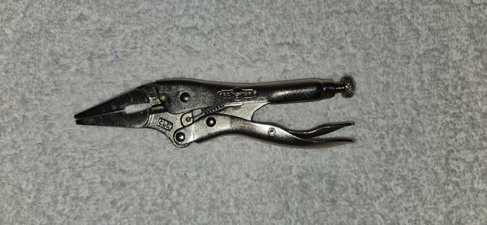 NEW OLD STOCK VINTAGE VISE-GRIP Long Nose Jaws Locking Pliers 4 INCH USA MADE!!