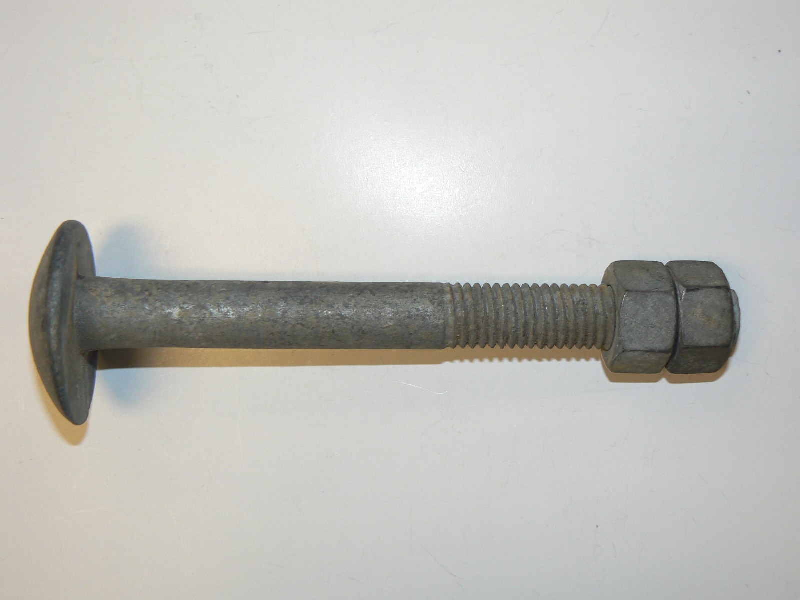 5/8″ x 6″ Galvanized Step Bolts – with (2) Hex Nuts Each – Lot of 6 Pcs.