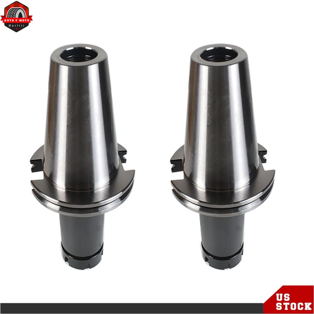 2 CHUCKS CAT50-ER32 COLLET CHUCK 6″ Gage Length Tool Holder Set 150mm For CNC